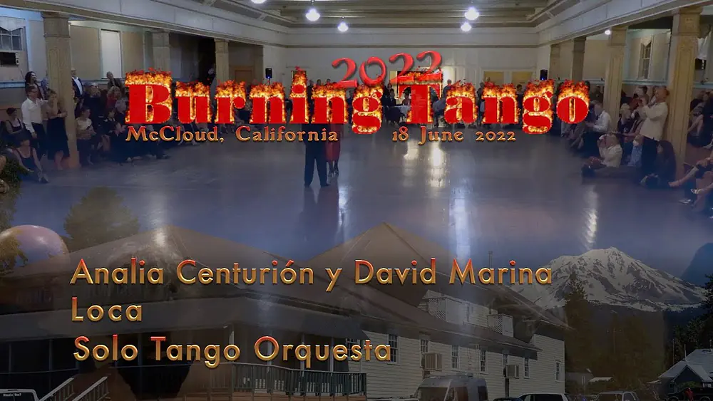 Video thumbnail for Loca - Solo Tango Orquesta - Analia Centurión y David Marina - Burning Tango 2022