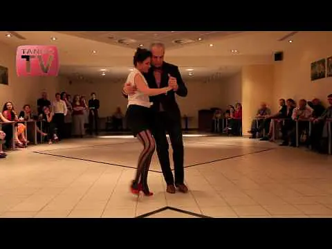 Video thumbnail for Alexander Cherenkov and Anna Pivovarova, Russia, Moscow, Milonga in rest."Le Cafe", 12.03.2010  (3)