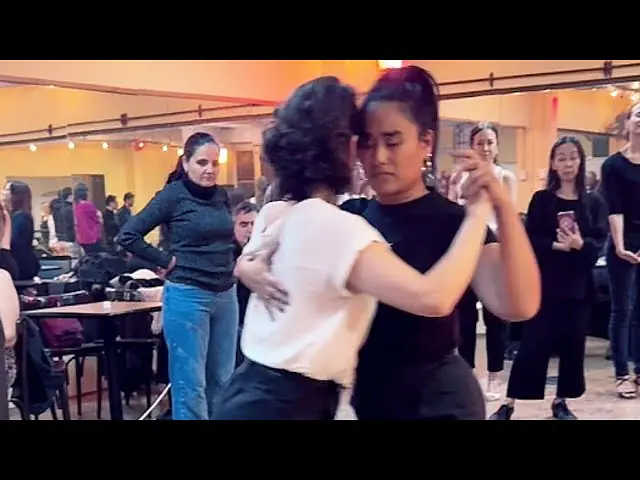Video thumbnail for Ines Muzzopappa y Corina Herrera. Malvon (Tanturi) Alsina Tango Club 22jun25