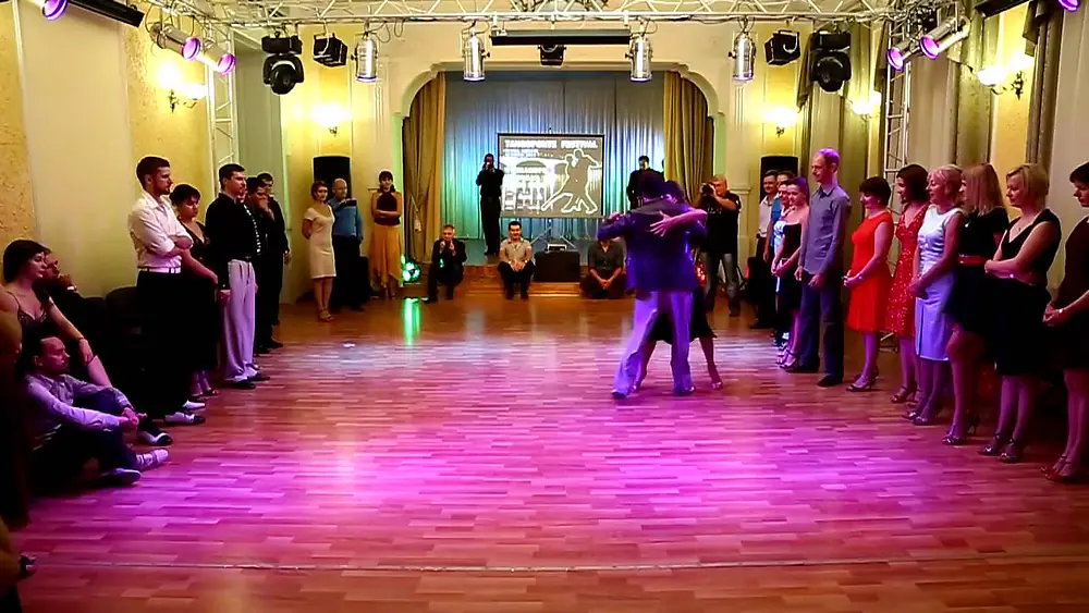Video thumbnail for Andres Sautel and Celeste Medina 2014 (Tangoponte Festival, Saratov-Russia)