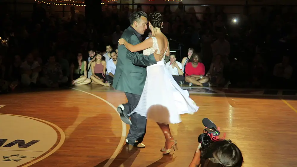 Video thumbnail for Mariano Chicho Frumboli & Juana Sepulveda at A Los Amigos Tango Festival, Rythymno Crete 2019 2