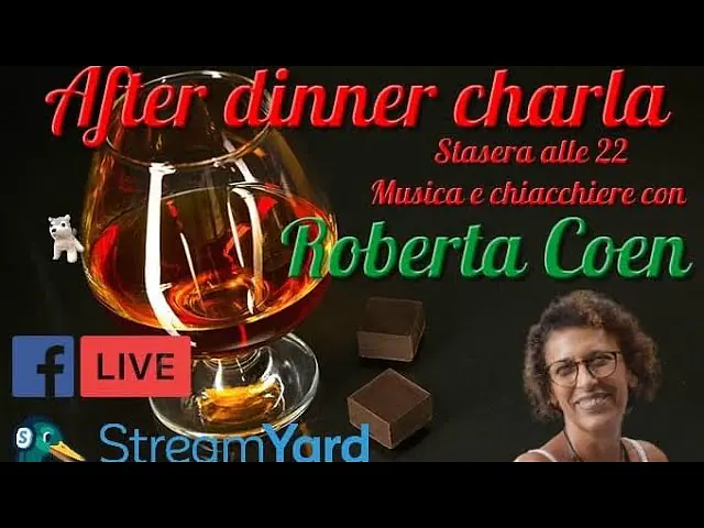 Video thumbnail for After dinner charla con Roberta Coen