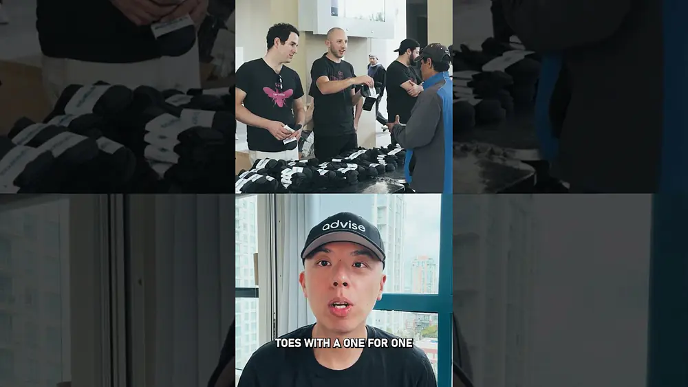 Video thumbnail of The Sock Brand That Changed Lives 🧦 #shorts
