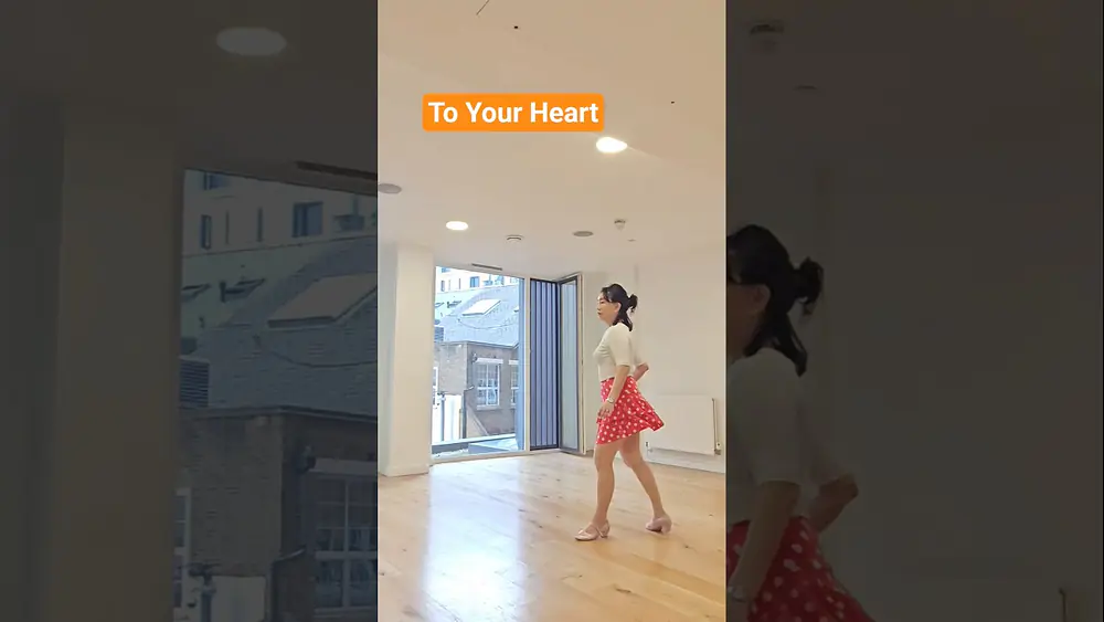Video thumbnail of To Your Heart Line Dance #beginner #linedancing #linedance #초급라인댄스