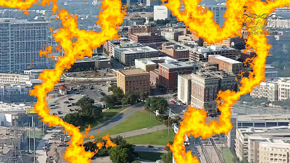 Video thumbnail for Dallas ciudad, desde la torre mas alta. kennedy memorial,  City from top and memorial kennedy