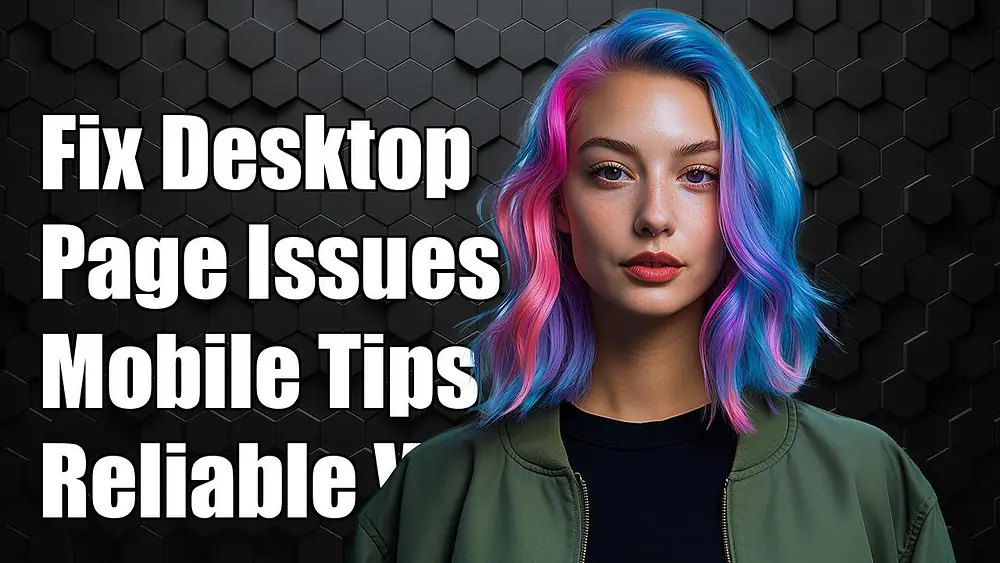 Video thumbnail of Fixing Desktop Page Display Issues on Mobile: Tips for Reliable Viewing