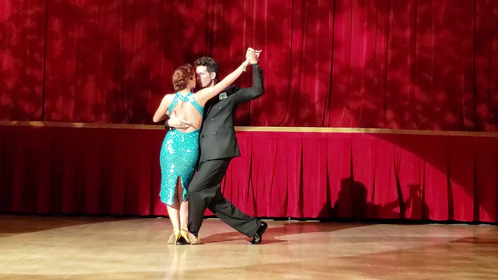 Video thumbnail for Maxi Copello y Raquel Makow tango at the Russian Center in SF. 3