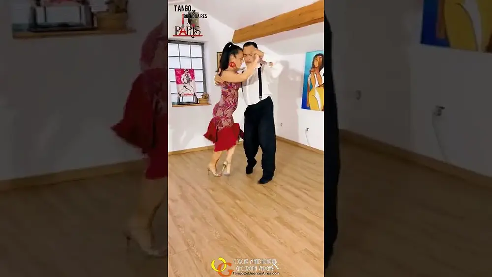 Video thumbnail for #tango SACADAS GIRO #dancetango #tangodebuenosaires  Georgina Vargas Oscar Mandagaran
