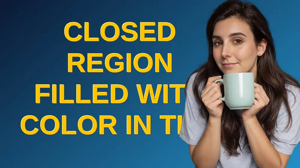 Video thumbnail of Tex: Closed region filled with color in tikz