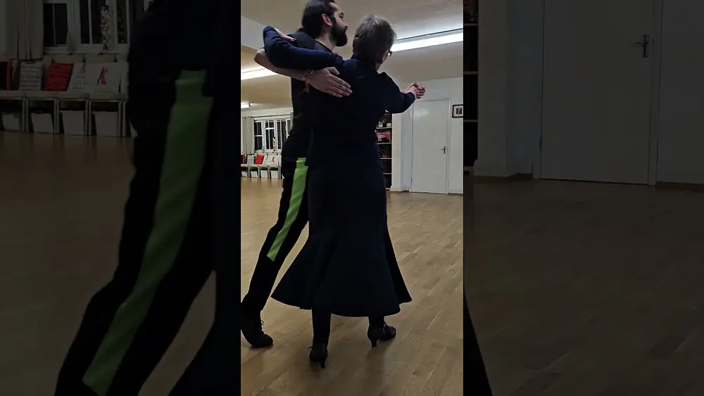 Video thumbnail of Waltz Flow: Natural ➡️ Impetus ➡️ Reverse ➡️ Spin  #learntodance #ballroomdance #waltz