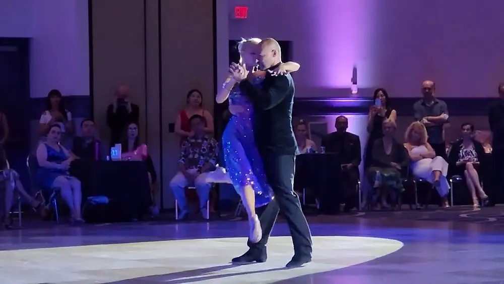 Video thumbnail for Eleonora Kalganova & Tarek Marroushi - Duerme, Mi Amor - Las Vegas Tango Festival 2023