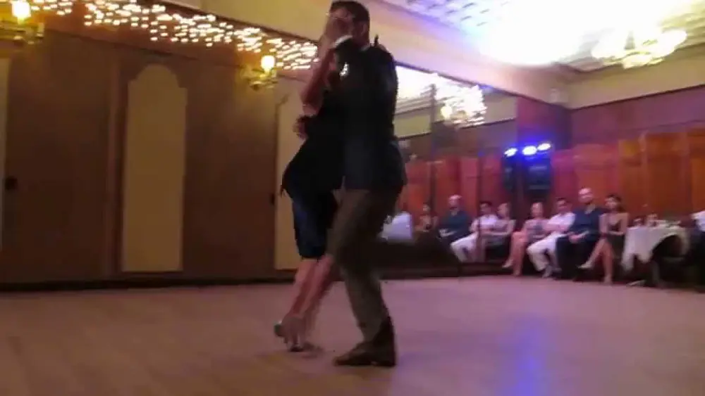 Video thumbnail for Dancers: Eleonora Kalganova & Michael Nadtochi at La Milonga Rosa ..Friday, Agugust 14, 2015