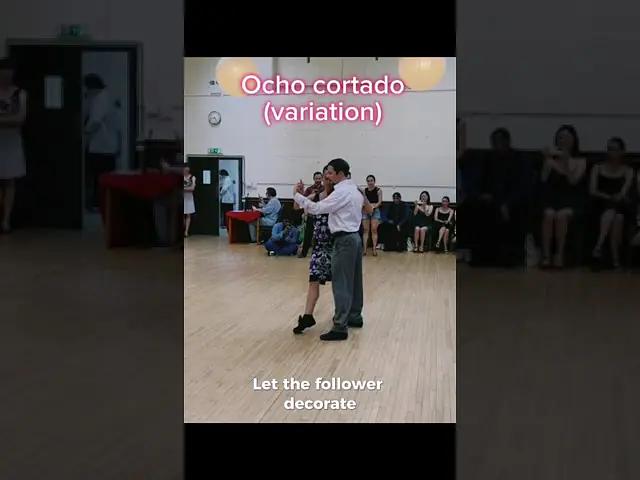 Video thumbnail for Ocho cortado variation (class by Bruno Vandenabeele & Paula Duarte) #tangoclass #dance