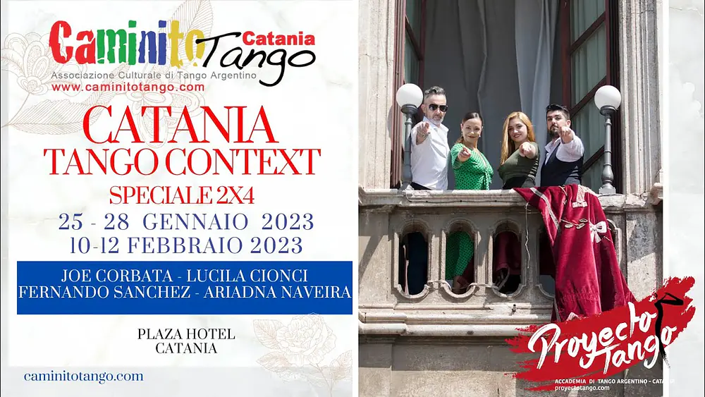 Video thumbnail for Joe Corbata & Lucila Cionci - Catania Tango Context 2x4 - Gennaio 2023 (4/4)