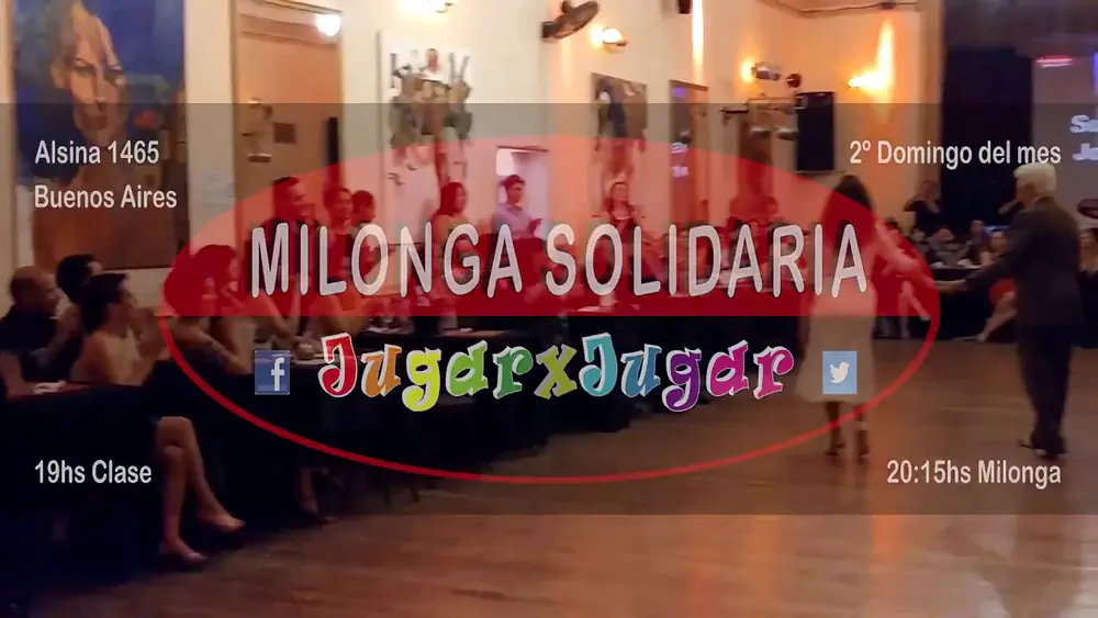 Video thumbnail for Susana Soar - Jorge García. Milonga. Milonga Solidaria JugarxJugar
