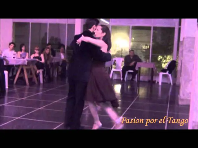 Video thumbnail for INES MUZZOPAPPA y DANTE SANCHEZ bailando el tango OLVIDAME en FLOREAL MILONGA