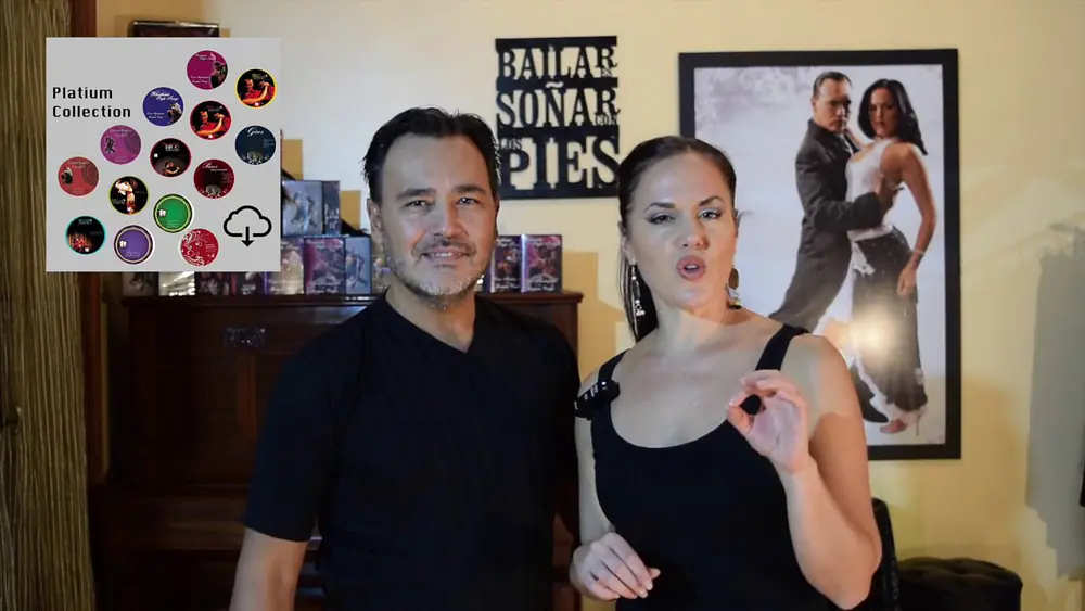 Video thumbnail for #MILONGA 💯💥LESSON #1  Georgina Vargas & Oscar Mandagaran Tango de BuenosAires studio