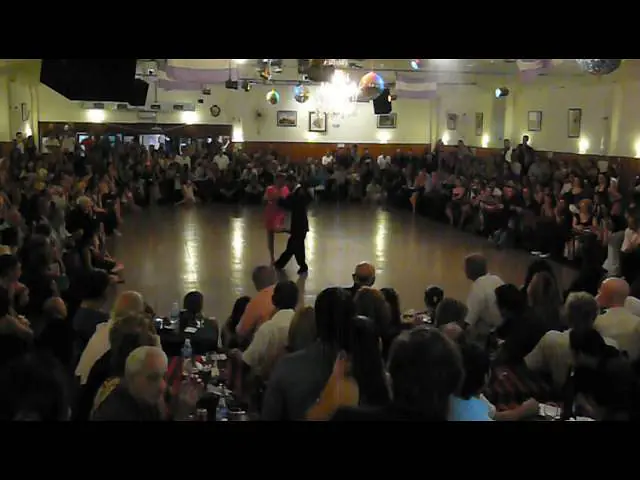 Video thumbnail for Javier Rodriguez & Andrea Misse with Los Reyes del Tango 1, La Baldosa January 20, 2010