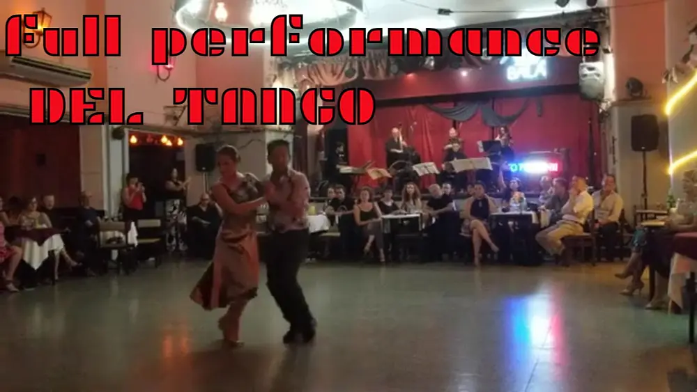 Video thumbnail for Full Tango Performance. Baile  y orquesta Nathalia Peña y Guillermo Barrionuevo, erederos del Compas