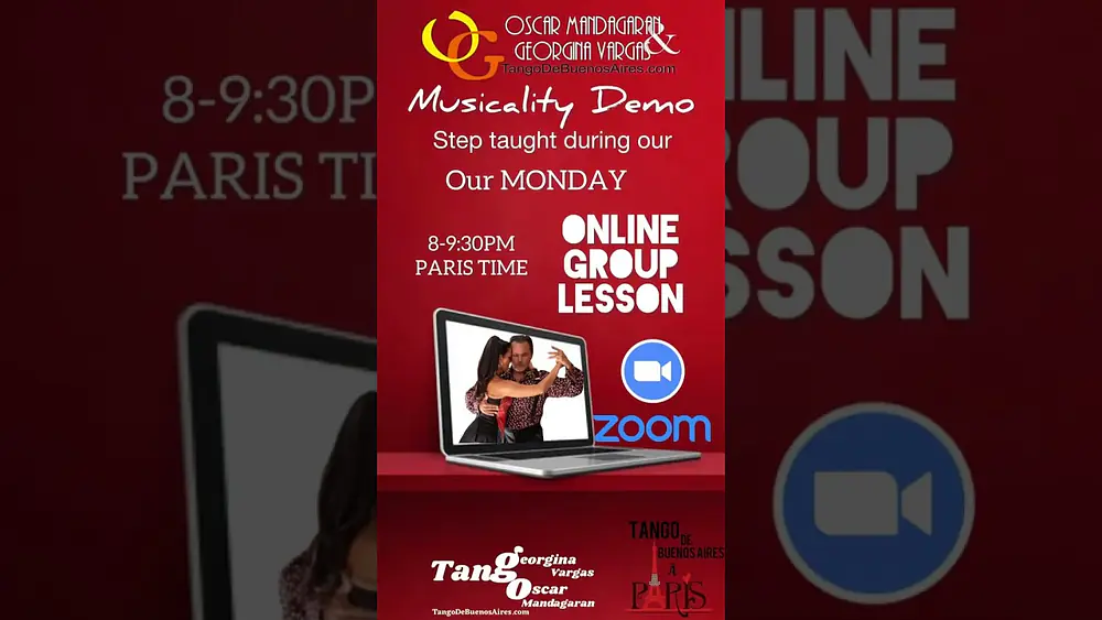 Video thumbnail for #vals Musicality Demo2 Step taught on zoom ONLINE LESSON 26/12/2022 Georgina&Oscar Mandagaran #dance