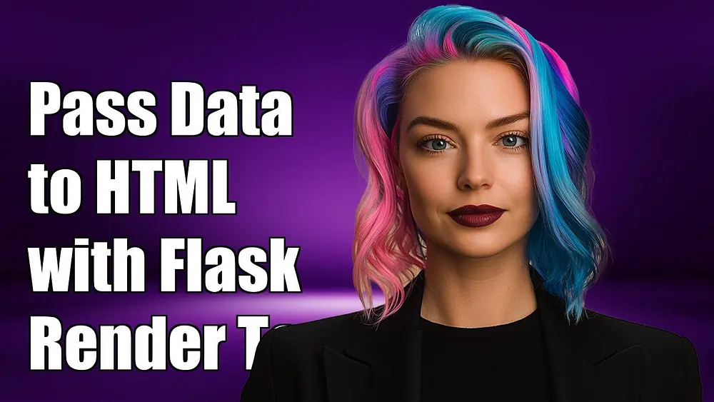 Video thumbnail of How to Pass Variables from Flask to HTML Using Render Template