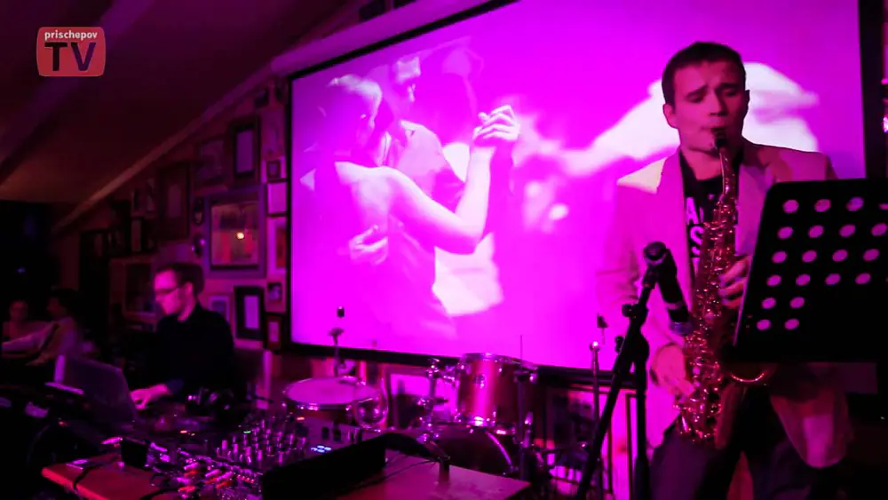 Video thumbnail for Gleb Gorbunov (keyboards) and Sergey Belousov (saxophone), Russia, Moscow, Milonga "Na Cherdake"