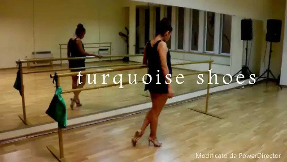 Video thumbnail for Antonella Terrazas with TURQUOISE SHOES