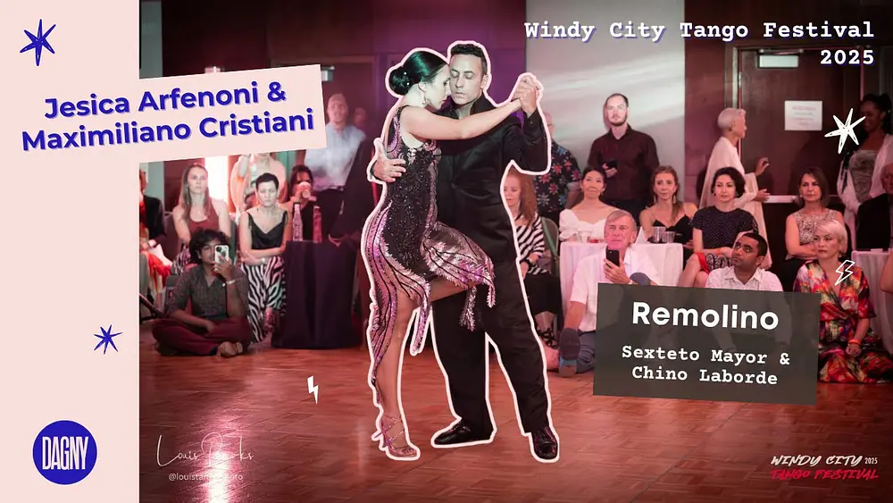 Video thumbnail for Jesica Arfenoni & Maximiliano Cristiani tango to "Remolino" at Windy City Tango Festival 2025