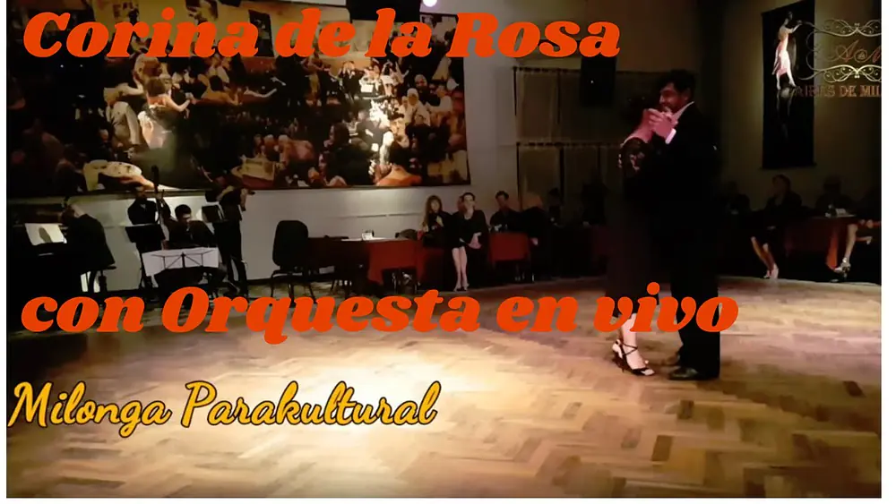 Video thumbnail for Espectacular show. Corina de la Rosa, Alejandro Andria, Orquesta de tango, La Orsay