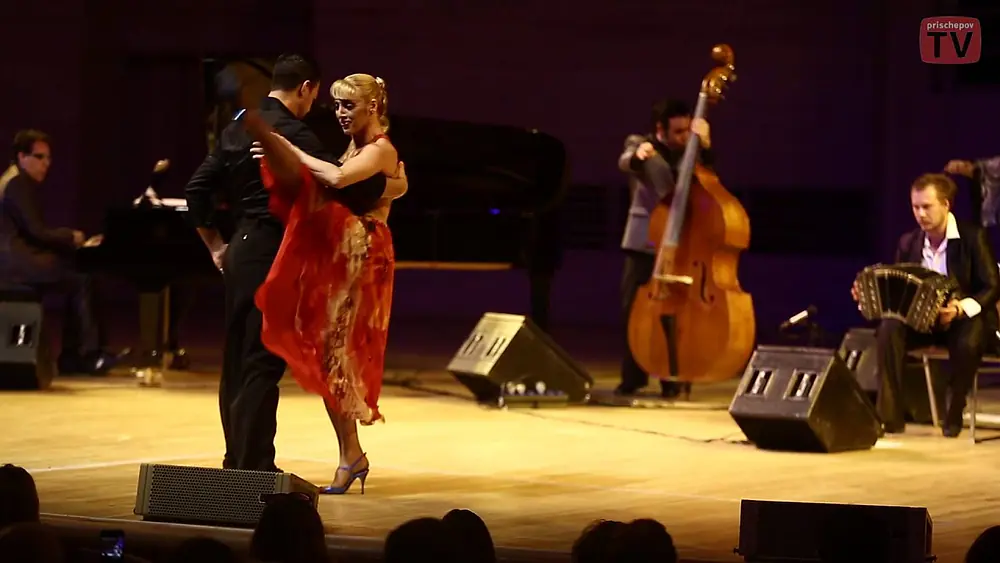 Video thumbnail for Alejandra Matinan, Leandro Palou, Sexteto Milonguero, TangoCity Moscow 2013, 5-2