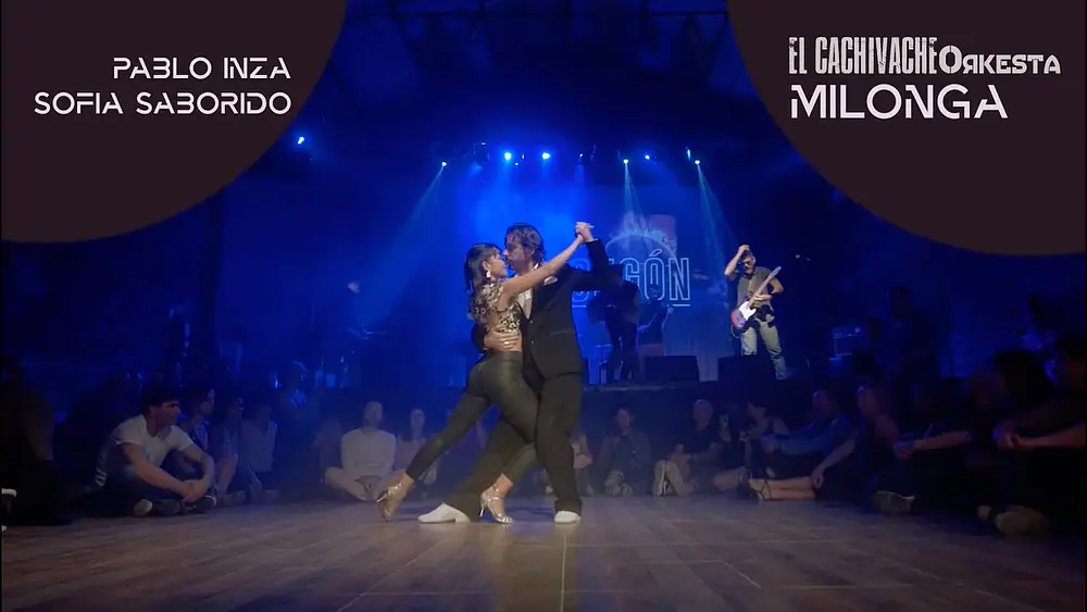 Video thumbnail for CACHIVACHE Orkesta, Pablo Inza & Sofia Saborido, Milonga Ella es asi en Bilongon