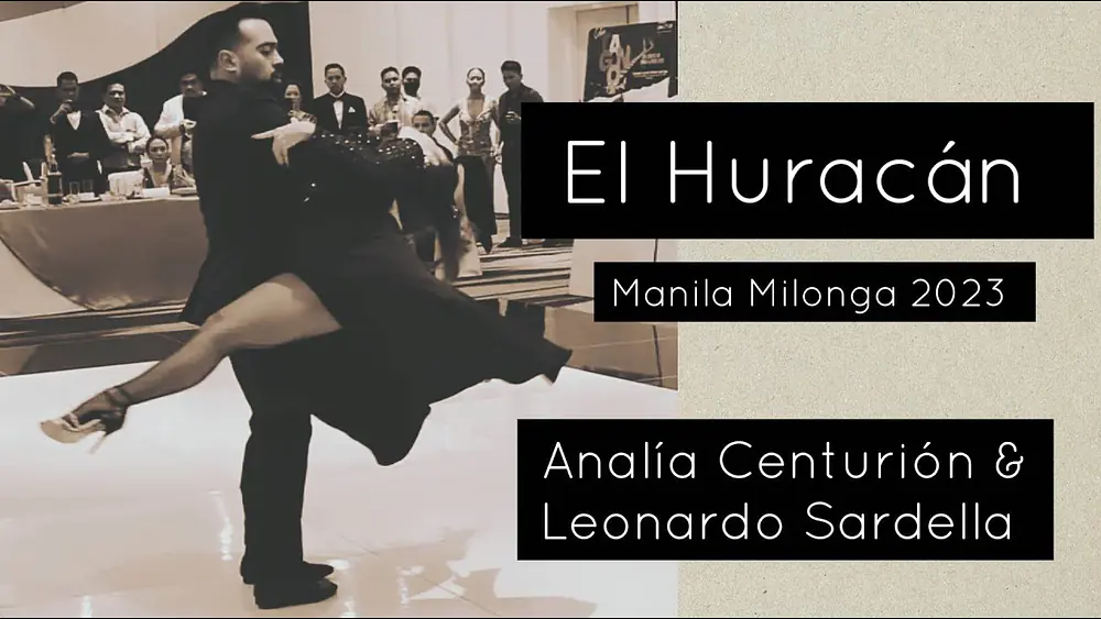 Video thumbnail for Analía Centurión & Leonardo Sardella in #Manila #TangoShow "El Huracán" 🌪️