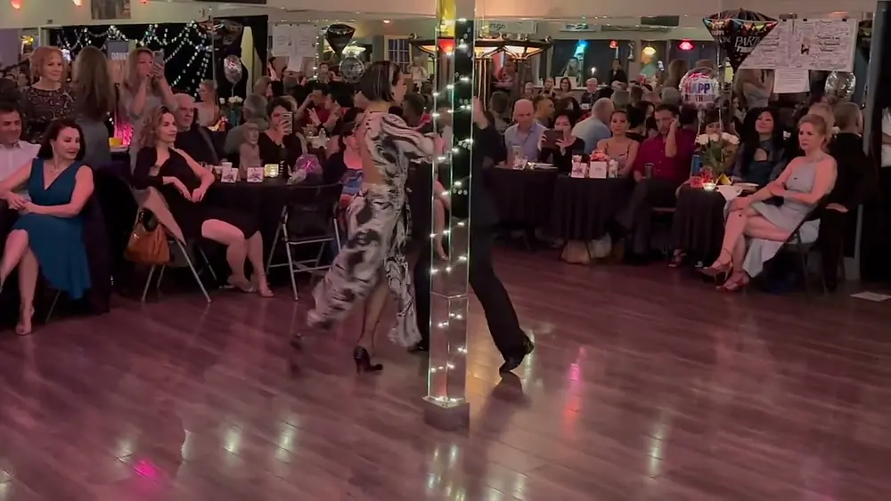 Video thumbnail for Tomas Galvan and Gimena Herrera at the Tango Plus Second Year Anniversary 1/2