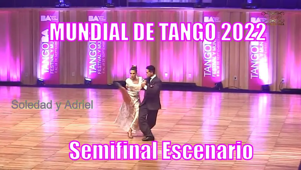 Video thumbnail for Mundial de tango 2022, Semifinal escenario, Soledad Mallo, Adriel Bournissen