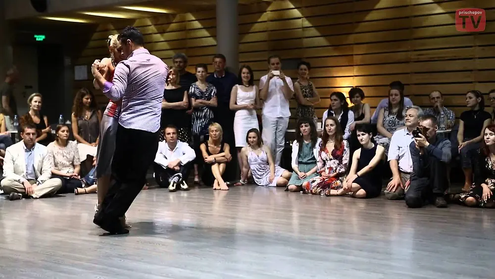 Video thumbnail for Alejandra Matinan & Leandro Palou, TangoCity Moscow 2013, 2-2, Milonga "Me Gusta"