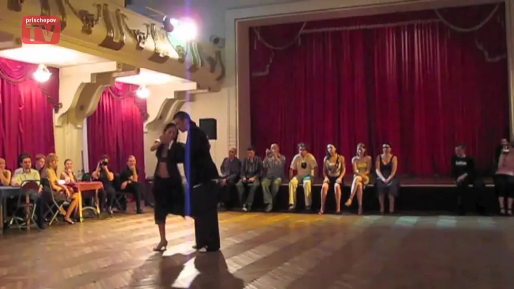 Video thumbnail for Sebastian Posadas & Eugenia Eberhardt, Russia, Moscow, archive by EdissaTangoClub,  26.11.2010 (3)