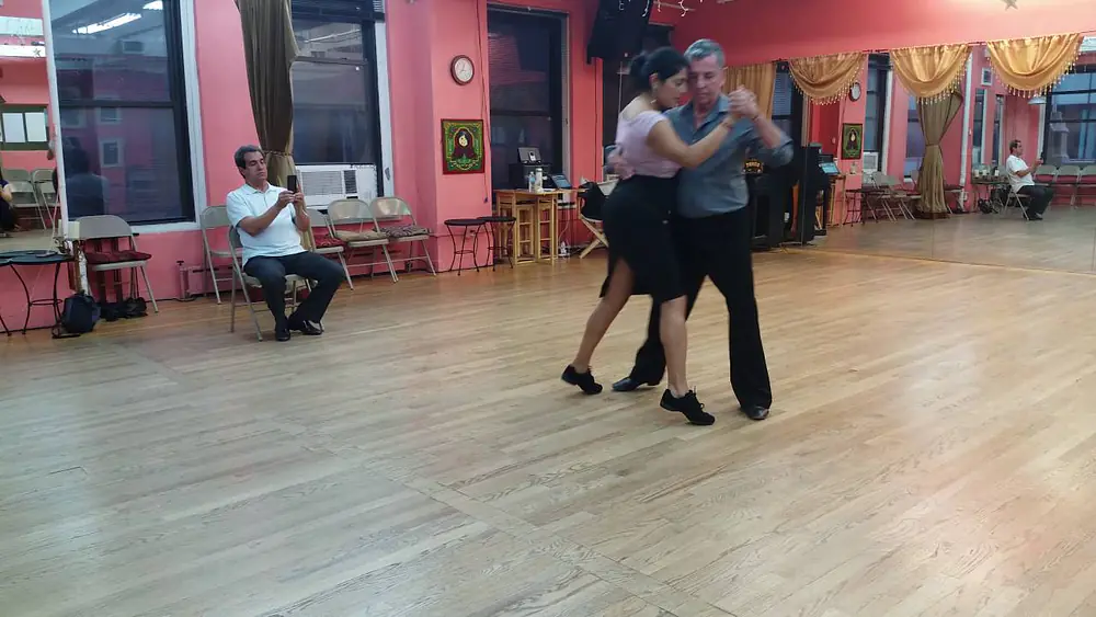 Video thumbnail for Argentine tango workshop: María Inés Bogado - turns, exercises