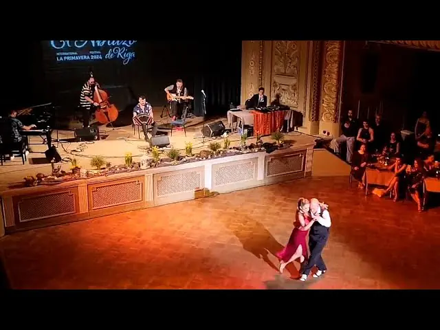 Video thumbnail for Horacio Pebete Godoy & Maricel Giacomini Milonga El Loron con El Cachivache en Riga
