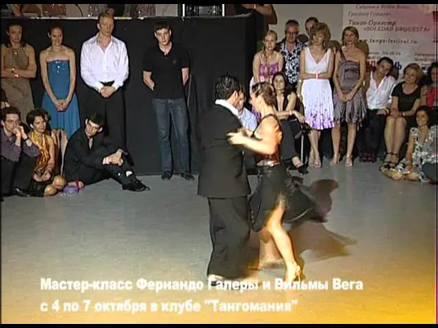 Video thumbnail for Fernando Galera & Vilma Vega, milonga