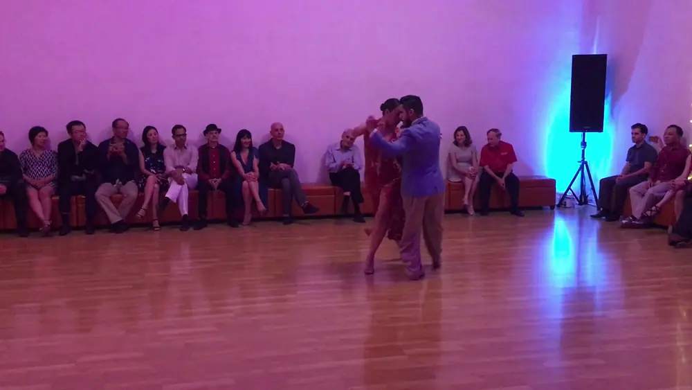 Video thumbnail for Virginia Pandolfi & Jonatan Aguero Tango Performance part 1of 4 @Milonga Sentimental