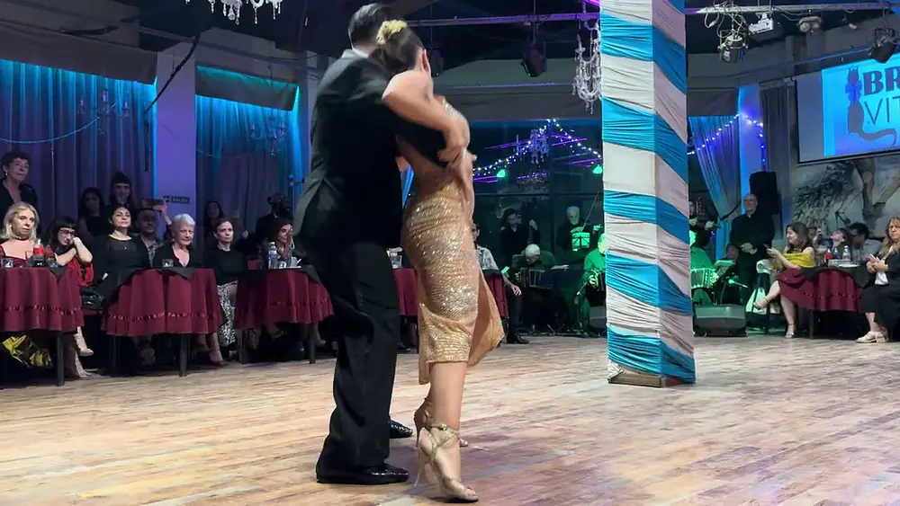 Video thumbnail for Argentine Tango | LAILA REZK and CHRISTHIAN SOSA | Bravita Milonga (2)