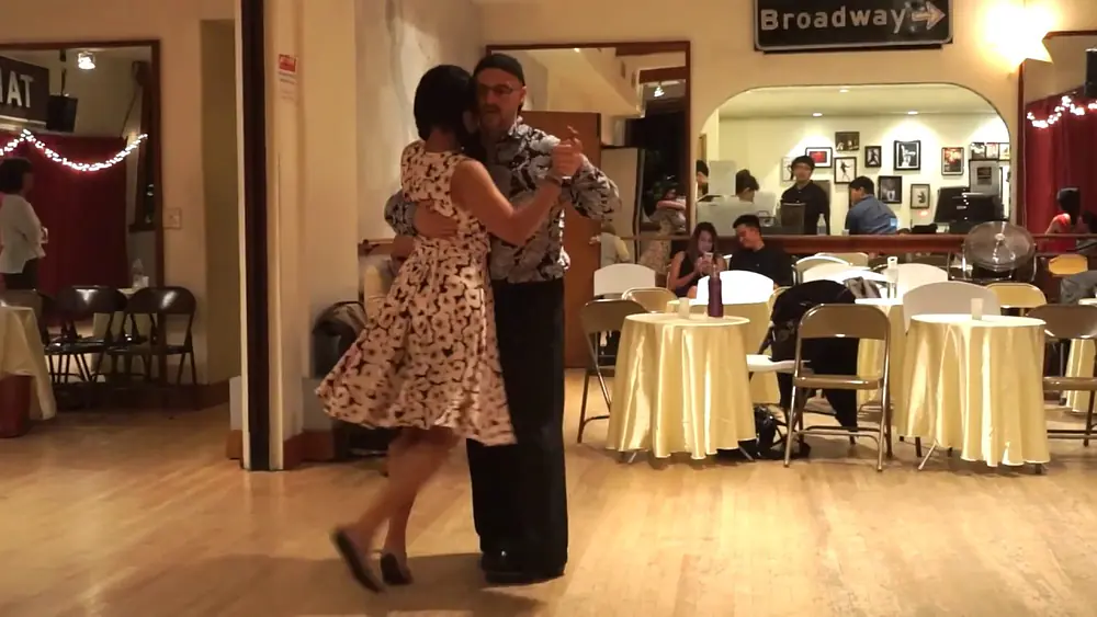 Video thumbnail for Homer & Cristina Ladas Tango Lesson Demo 2017 June 24