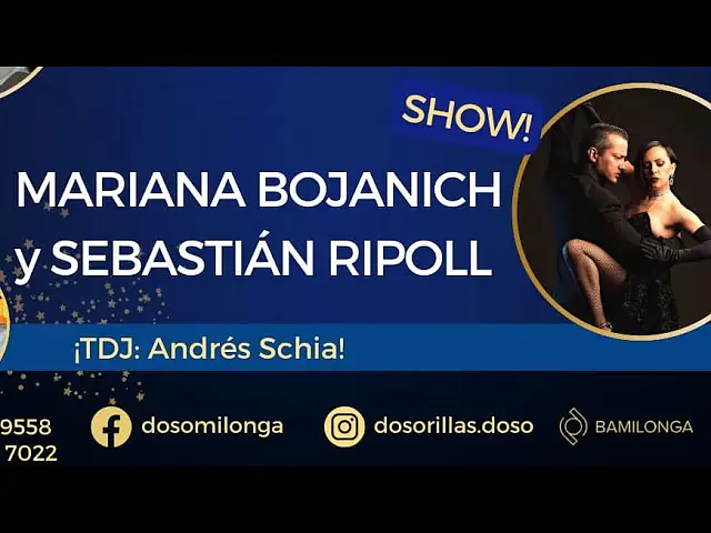 Video thumbnail for MARIANA BOJANICH Y SEBASTIÁN RIPOLL //exhibición en DoSo Milonga (2)2023-8-18