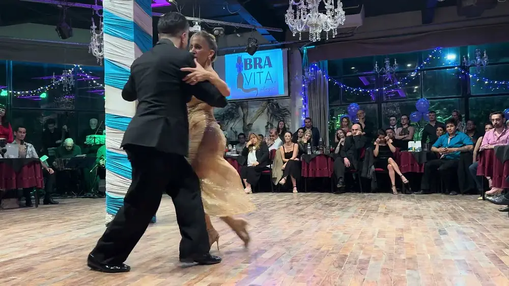 Video thumbnail for Argentine Tango | LAILA REZK and CHRISTHIAN SOSA | Bravita Milonga (1)