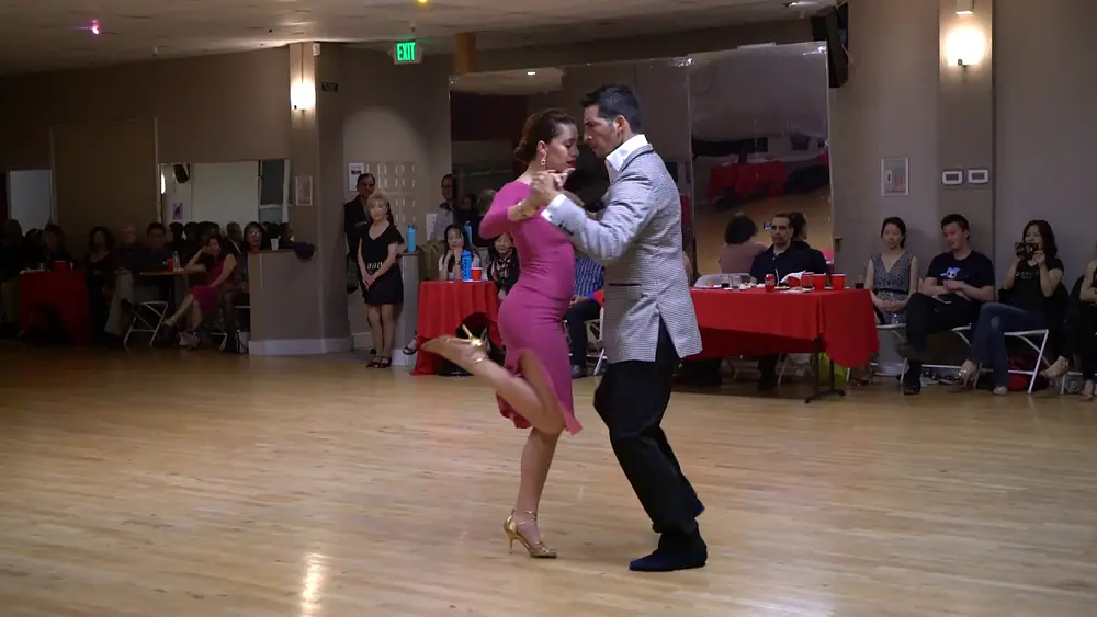 Video thumbnail for Maxi Copello & Raquel Makow Tango Demo 2/4 2019 April 12
