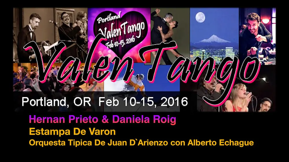 Video thumbnail for Hernan Prieto & Daniela Roig - Estampa De Varon - ValenTango 2016