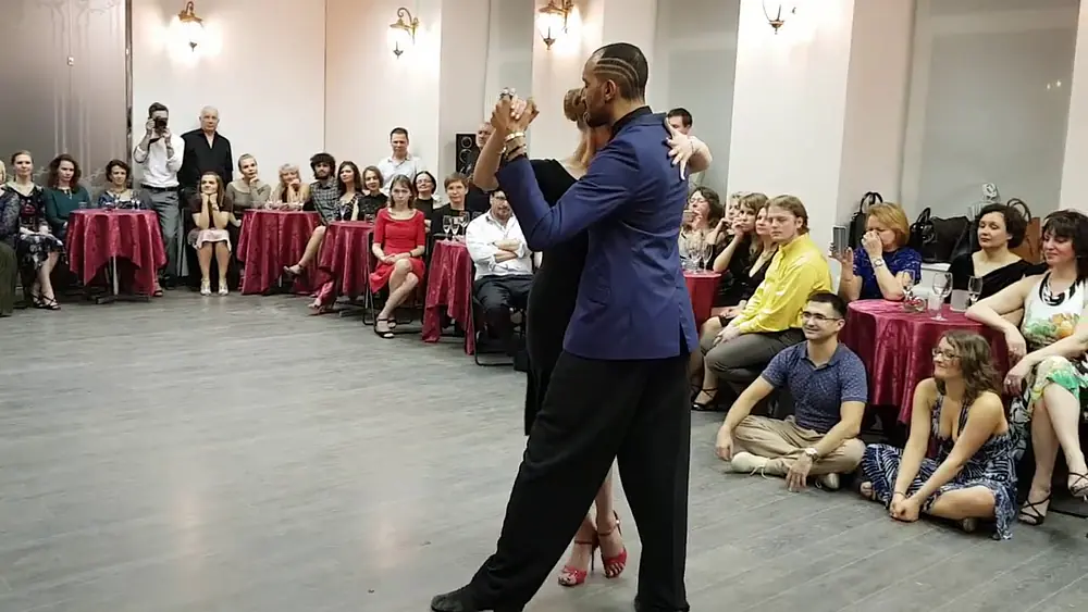 Video thumbnail for Rony Joel Ndinga & Alina Sukretnaya [1/2] - Milonga "El Salon". Opening. 23.02.2018