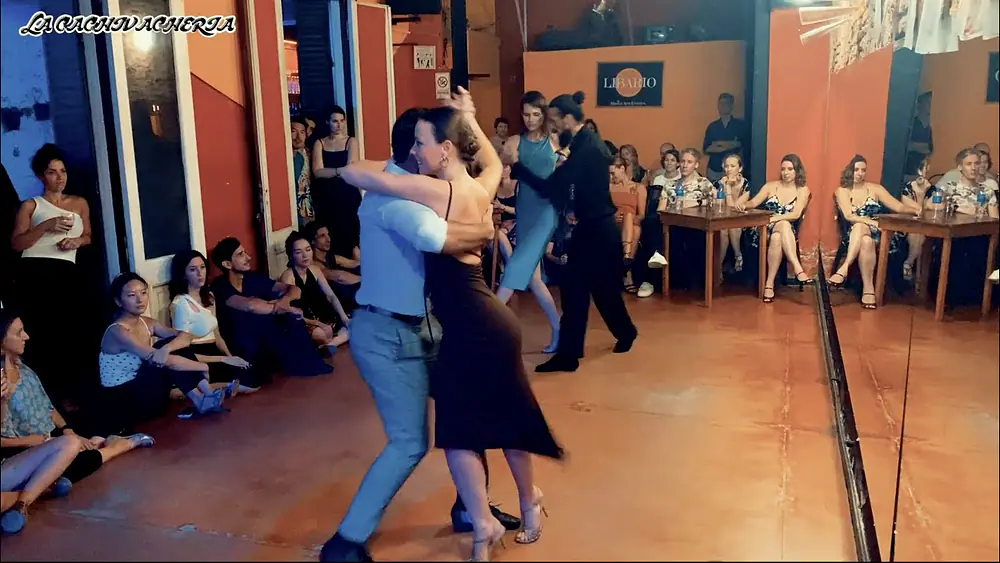 Video thumbnail for Mario Gavito - Iva Fragniere - Aneta Orlik - Vinicius Flores show en La Cachivacheria Milonga