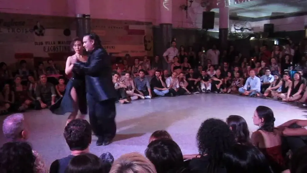 Video thumbnail for Mariano Chicho Frumboli & Juana Sepulveda. Milonga Viva La Pepa. Goyeneche