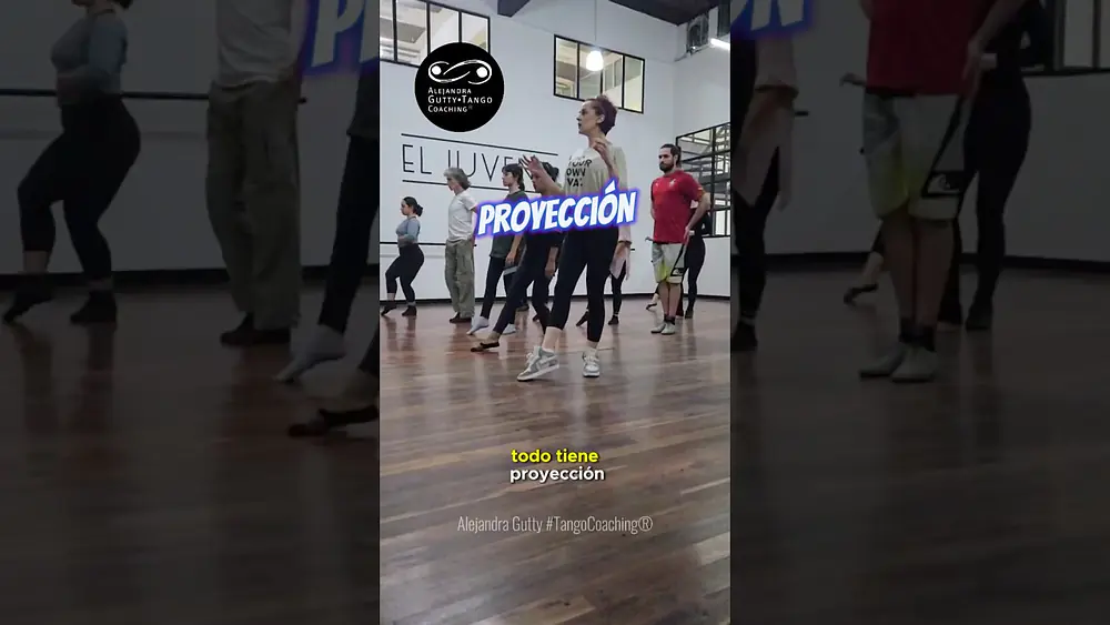 Video thumbnail for proyección (?) Alejandra Gutty #TangoCoaching®
